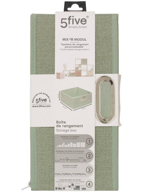 Panier de rangement en tissu mix'n modul - Kiabi