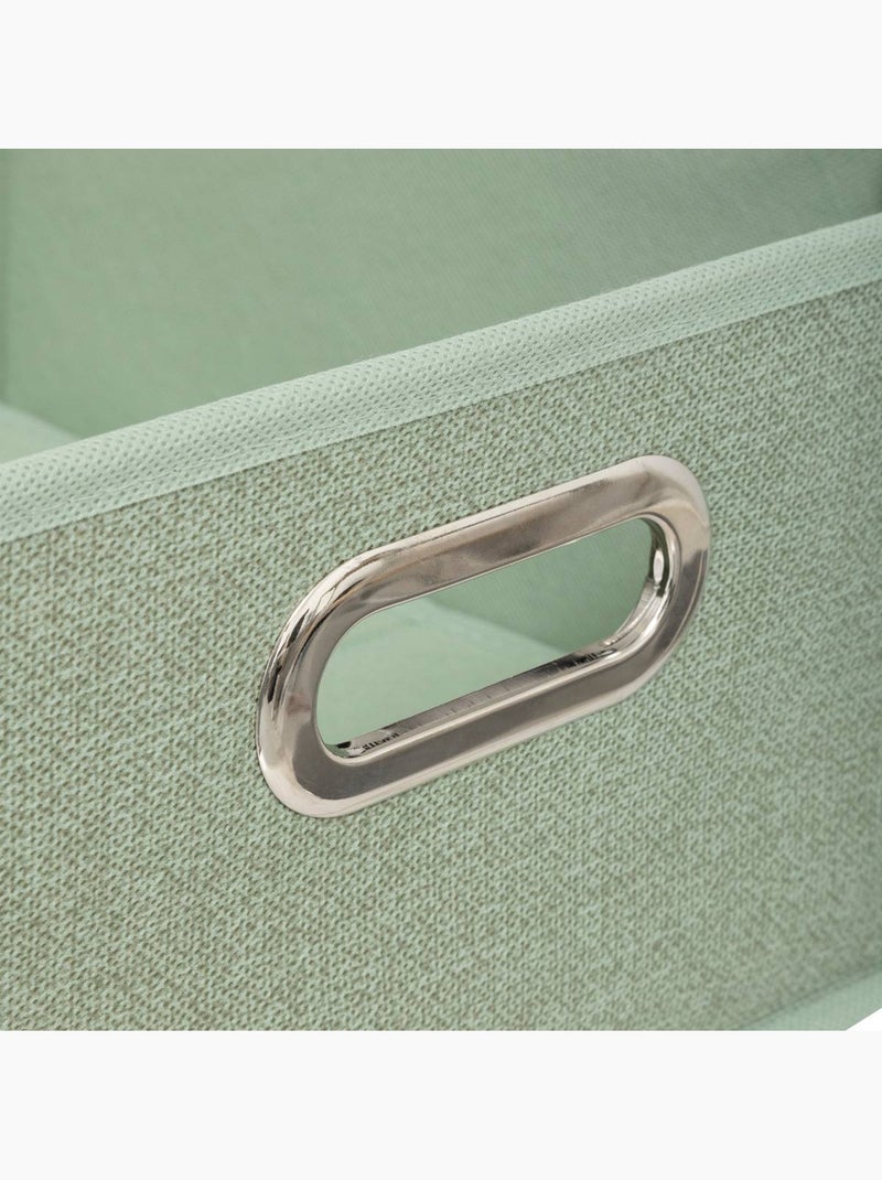 Panier de rangement en tissu mix'n modul Vert clair - Kiabi