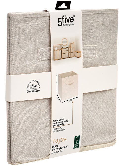 Panier de rangement en tissu TIDY BOX - Kiabi