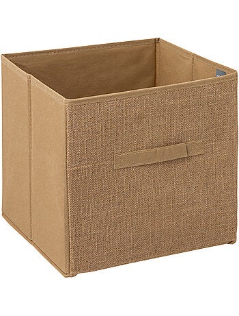 Panier de rangement en toile de jute MIX'N MODUL