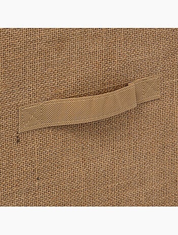 Panier de rangement en toile de jute MIX'N MODUL