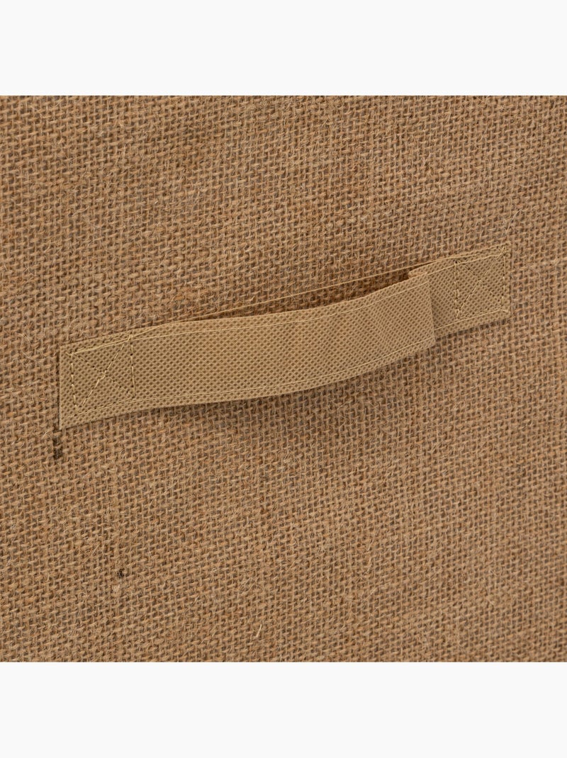 Panier de rangement en toile de jute MIX'N MODUL Beige - Kiabi