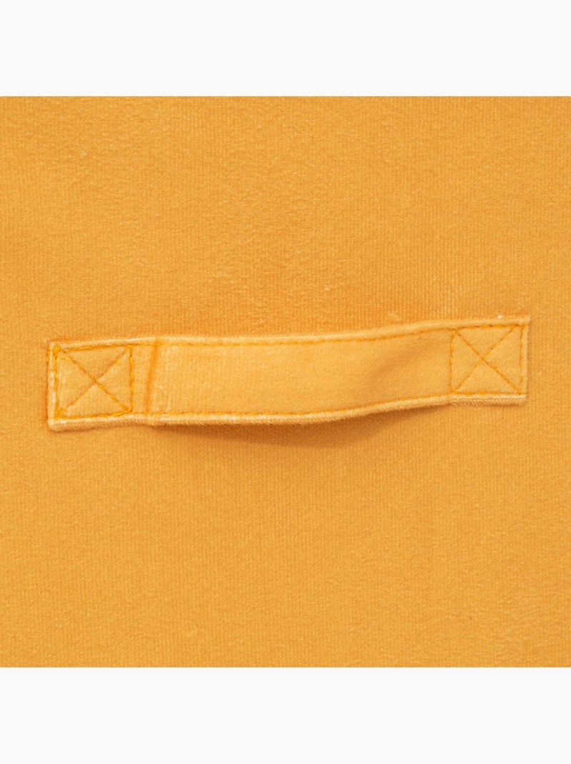Panier de rangement en velours MIX'N MODUL Jaune - Kiabi