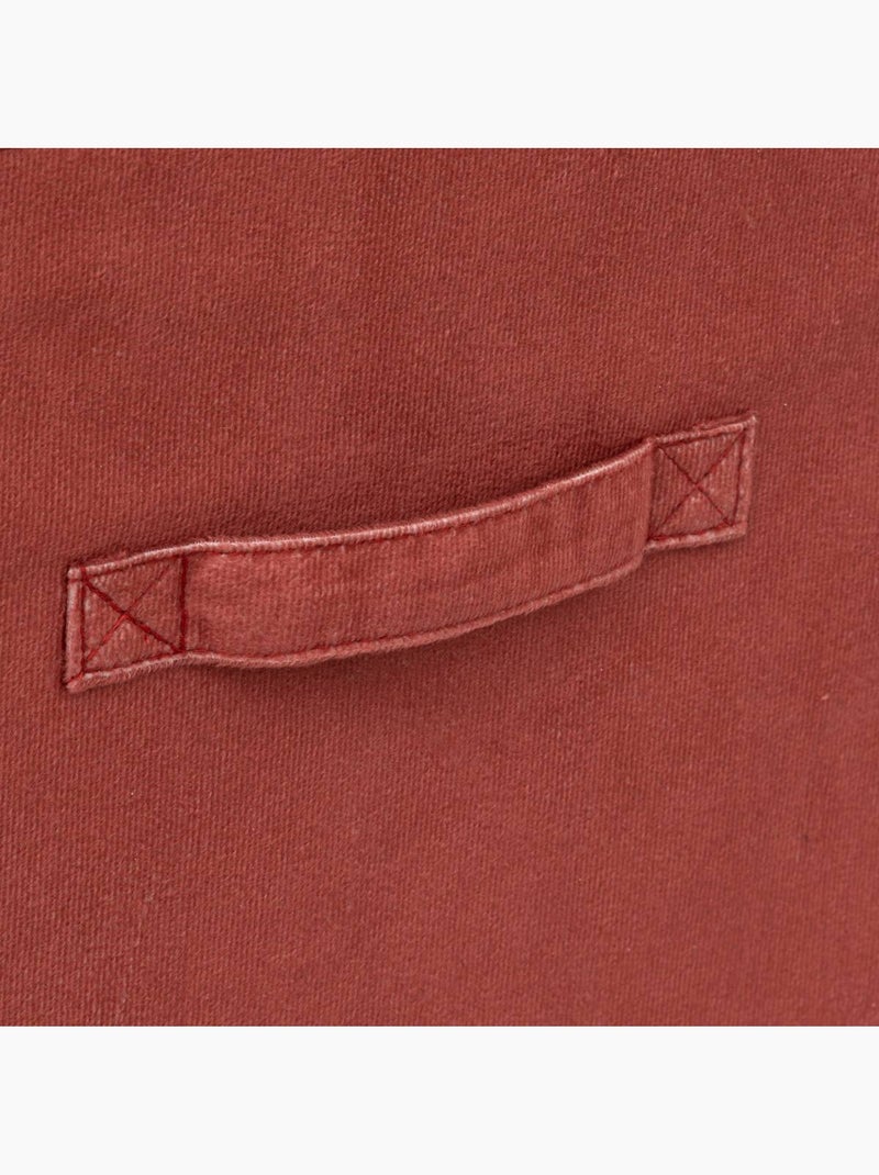 Panier de rangement en velours MIX'N MODUL Terracotta - Kiabi