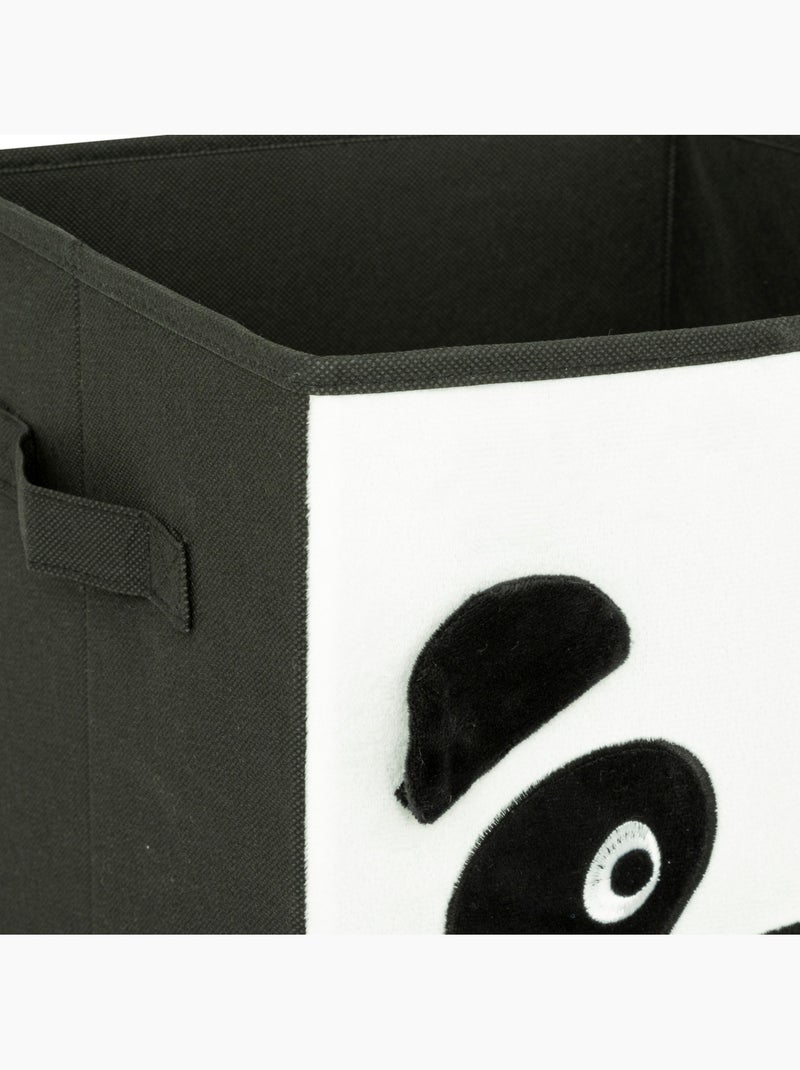 Panier de rangement enfant imprim? JOEY Noir Blanc - Kiabi