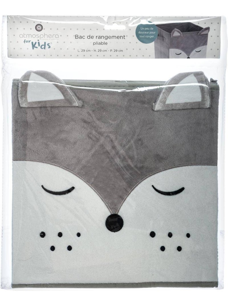 Panier de rangement enfant imprimé JOEY Gris - Kiabi