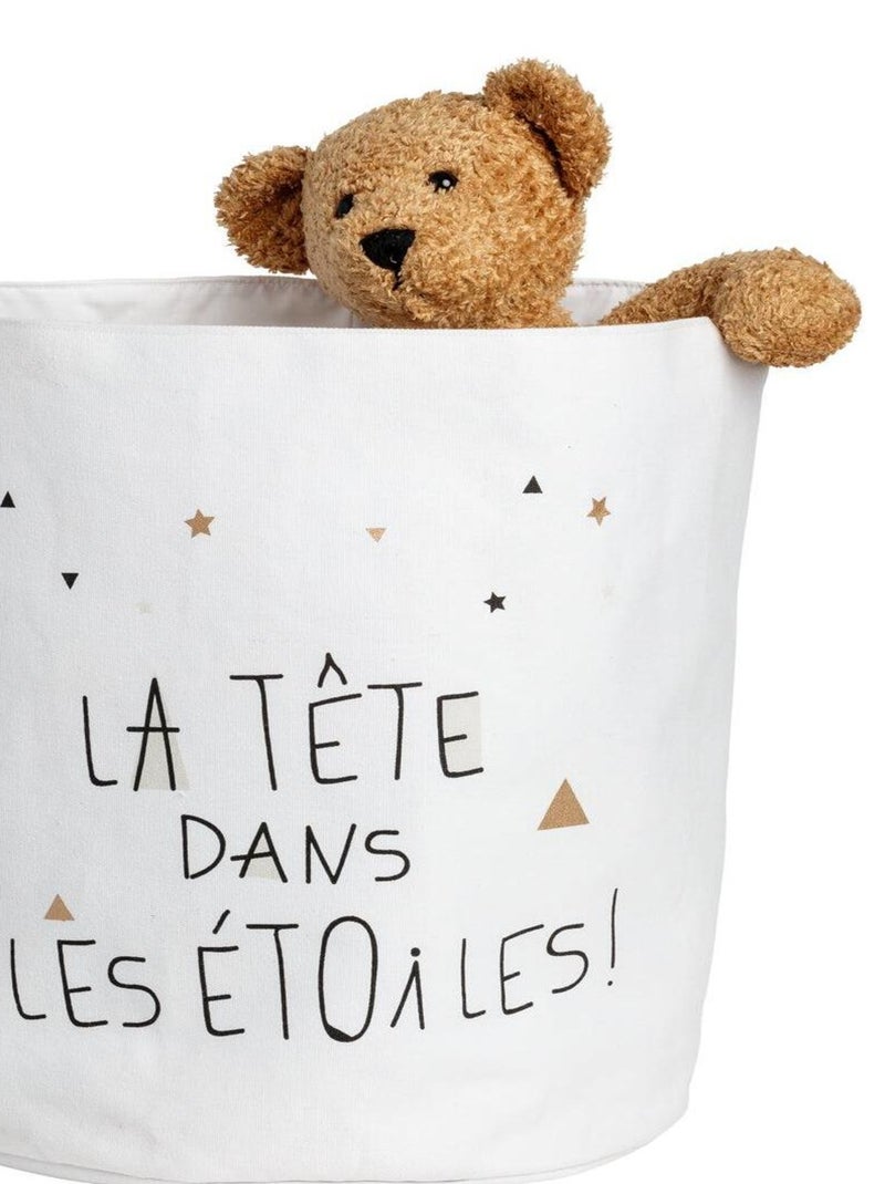 Panier de rangement Etoile Filante 40 cm Blanc - Kiabi
