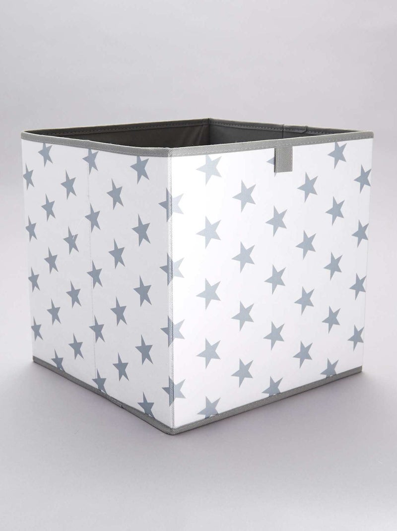 Panier de rangement 'étoiles' bleu - Kiabi