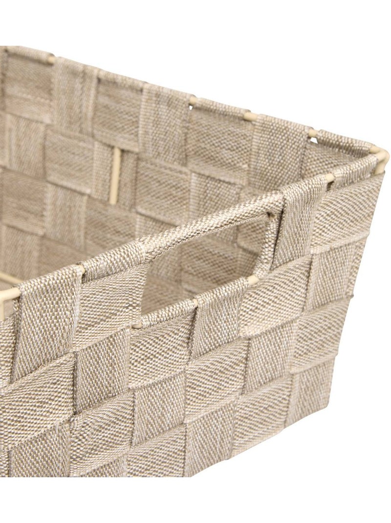 Panier de rangement lise Beige - Kiabi