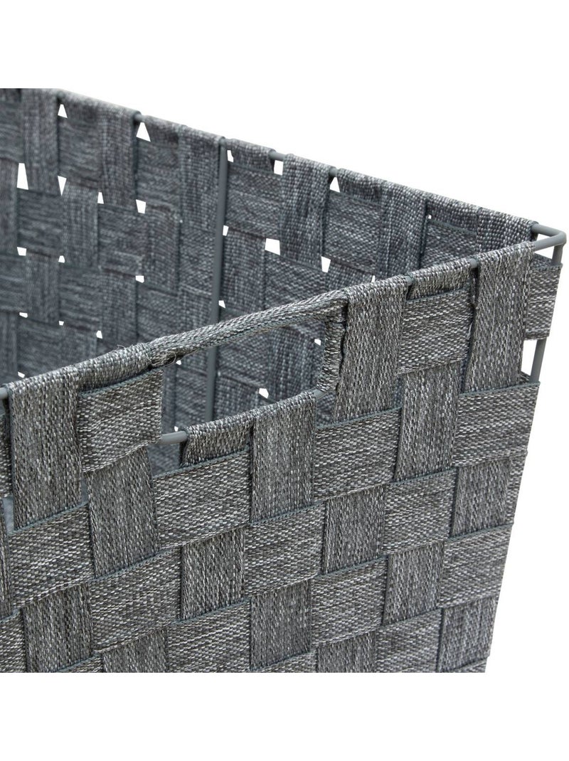 Panier de rangement lise Gris - Kiabi