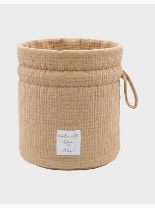 Panier de rangement nomade, coton bio noukie's - Kiabi Panier de rangement nomade, coton bio noukie's - Kiabi