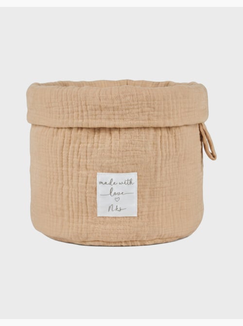 Panier de rangement nomade, coton bio noukie's - Kiabi Panier de rangement nomade, coton bio noukie's - Kiabi