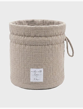 Panier de rangement nomade, coton bio noukie's
