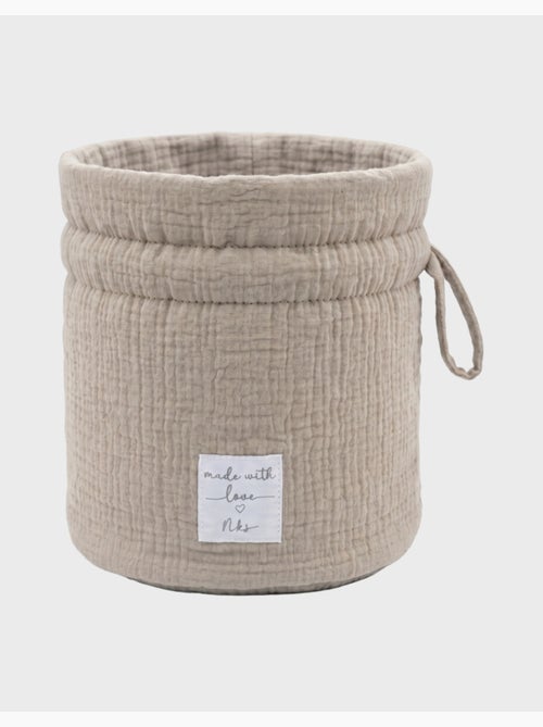 Panier de rangement nomade, coton bio noukie's - Kiabi Panier de rangement nomade, coton bio noukie's - Kiabi