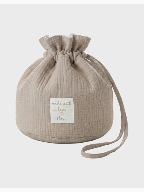 Panier de rangement nomade, coton bio noukie's - Kiabi Panier de rangement nomade, coton bio noukie's - Kiabi