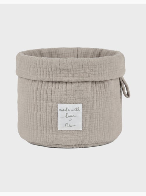 Panier de rangement nomade, coton bio noukie's - Kiabi Panier de rangement nomade, coton bio noukie's - Kiabi