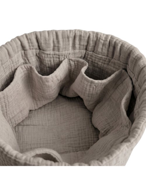 Panier de rangement nomade, coton bio noukie's - Kiabi Panier de rangement nomade, coton bio noukie's - Kiabi