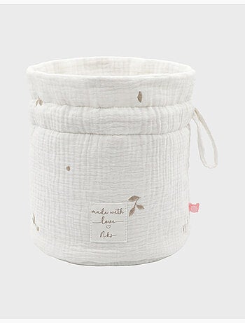 Panier de rangement nomade, coton bio noukie's