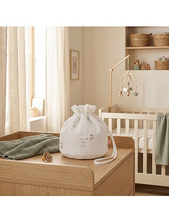 Panier de rangement nomade, coton bio noukie's