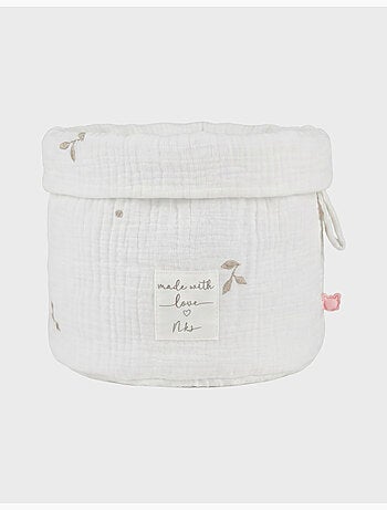 Panier de rangement nomade, coton bio noukie's