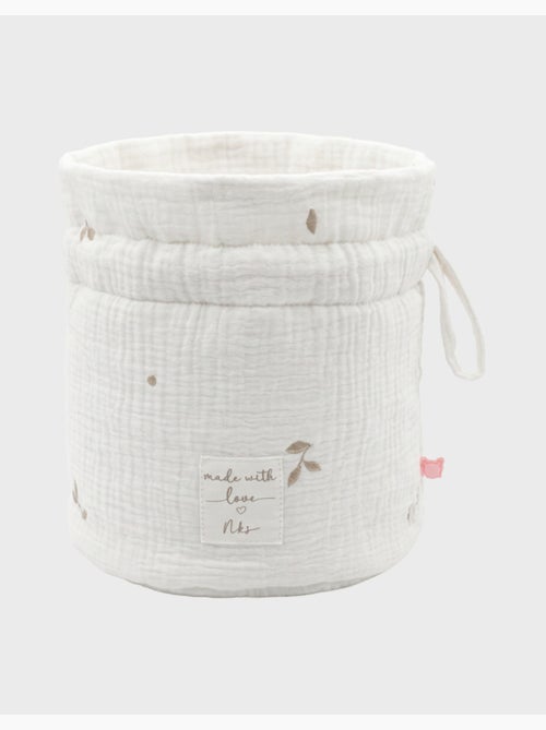 Panier de rangement nomade, coton bio noukie's - Kiabi Panier de rangement nomade, coton bio noukie's - Kiabi