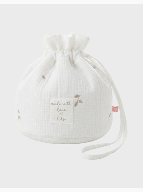 Panier de rangement nomade, coton bio noukie's - Kiabi Panier de rangement nomade, coton bio noukie's - Kiabi