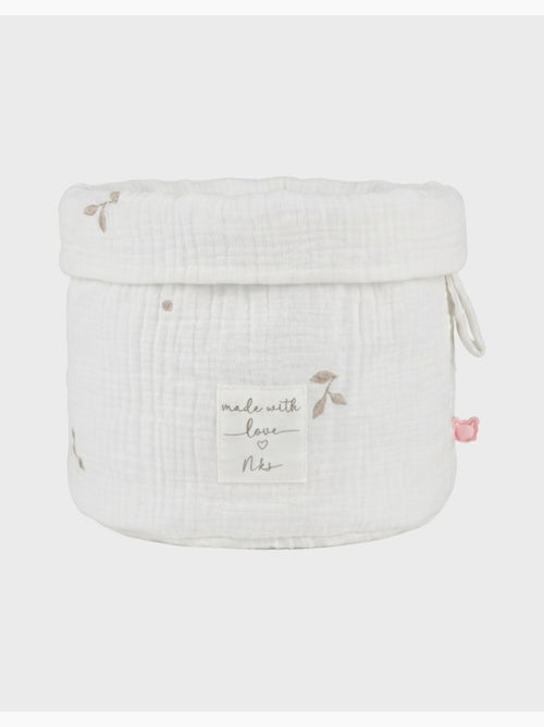 Panier de rangement nomade, coton bio noukie's - Kiabi Panier de rangement nomade, coton bio noukie's - Kiabi