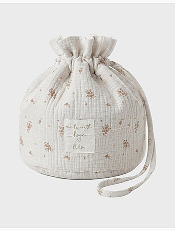 Panier de rangement nomade, coton bio noukie's