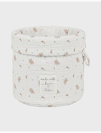 Panier de rangement nomade, coton bio noukie's