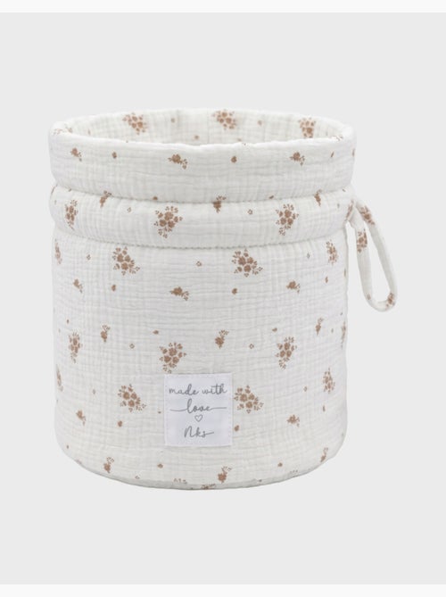 Panier de rangement nomade, coton bio noukie's - Kiabi Panier de rangement nomade, coton bio noukie's - Kiabi