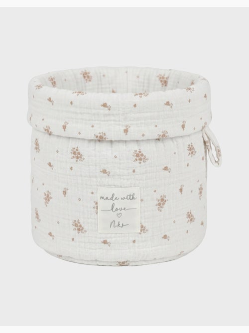 Panier de rangement nomade, coton bio noukie's - Kiabi Panier de rangement nomade, coton bio noukie's - Kiabi