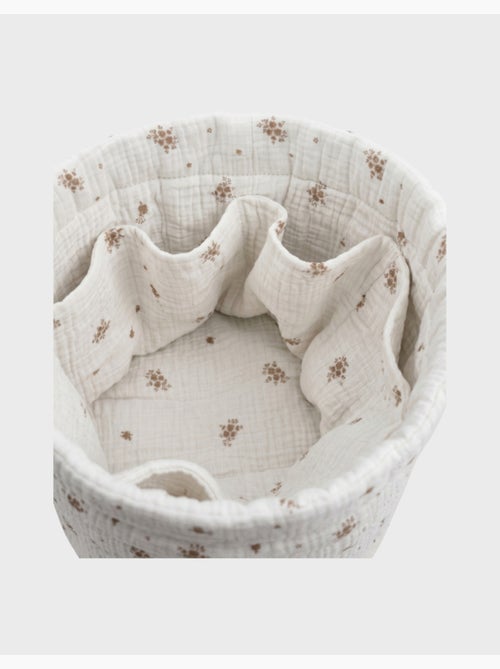 Panier de rangement nomade, coton bio noukie's - Kiabi Panier de rangement nomade, coton bio noukie's - Kiabi