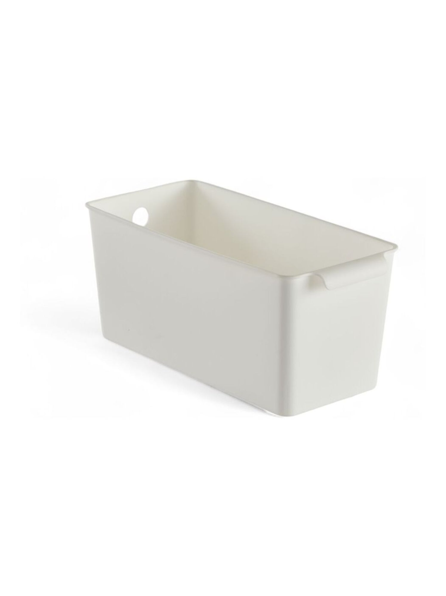 Panier De Rangement Plastique Épais Avec Poignée - Organiseur Pour Produits Nettoyage Ou Salle De Bain - Blanc, 42x23x17.5 Cm - 3