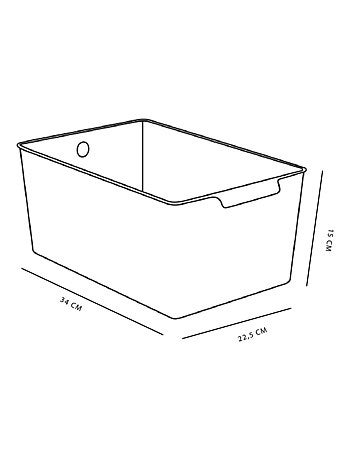 Panier de rangement plastique EQUIPMENT