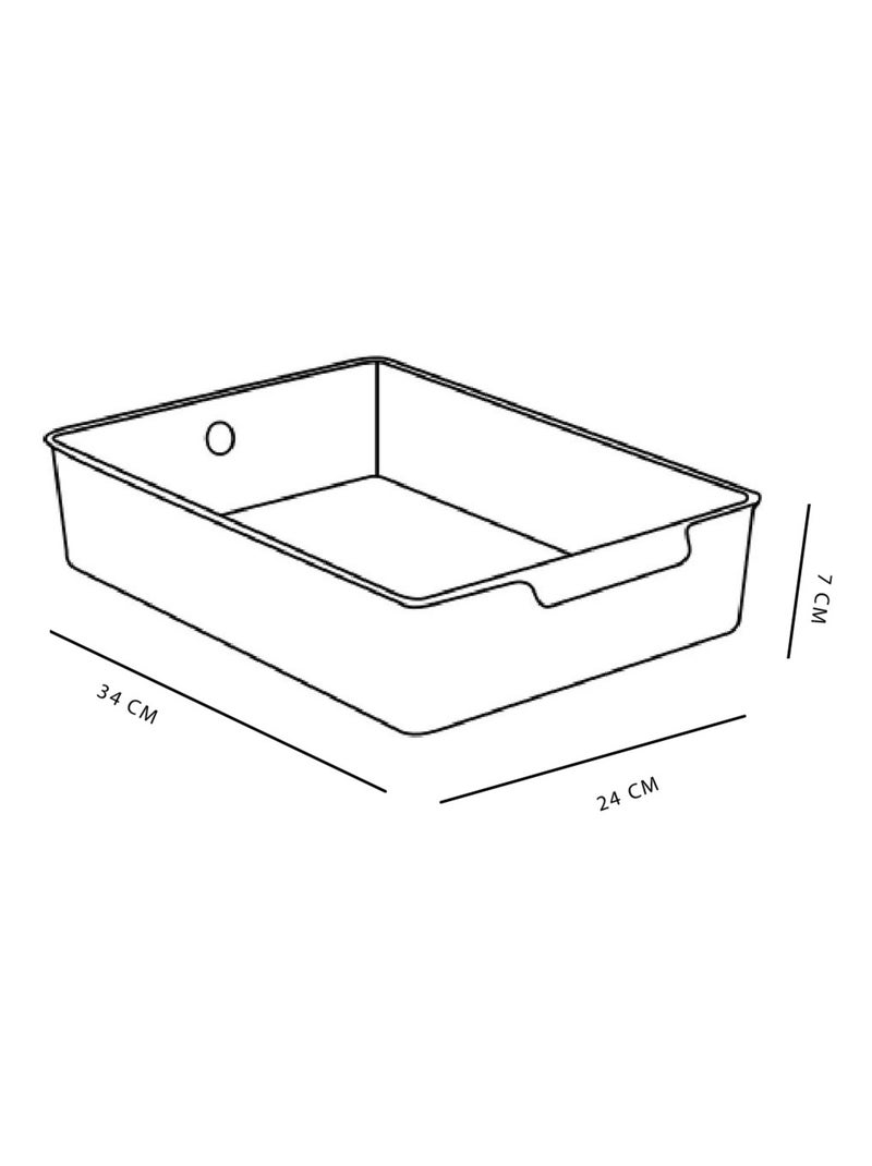 Panier de rangement plastique EQUIPMENT Noir - Kiabi
