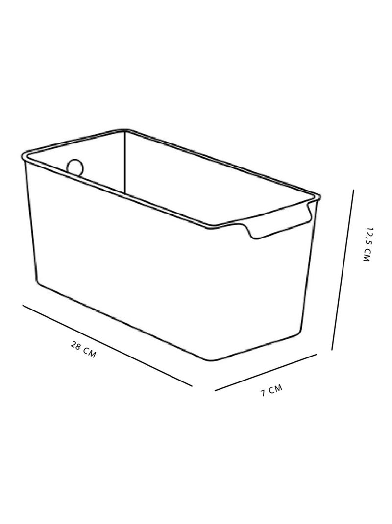 Panier de rangement plastique EQUIPMENT Noir - Kiabi