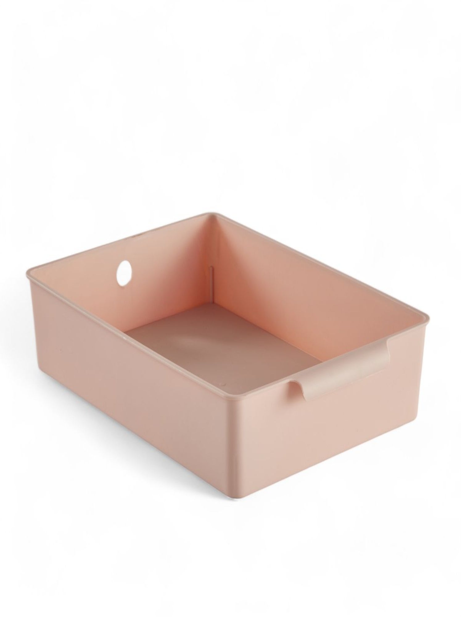 Panier De Rangement Plastique Épais Avec Poignée - Organiseur Pour Produits Nettoyage Ou Salle De Bain - Blanc, 42x23x17.5 Cm - 9