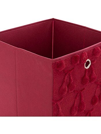 Panier de rangement pliable texturé à motif fruit FRACI