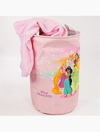 Panier de Rangement Princesses Disney, Sac à Linge 50x32 cm