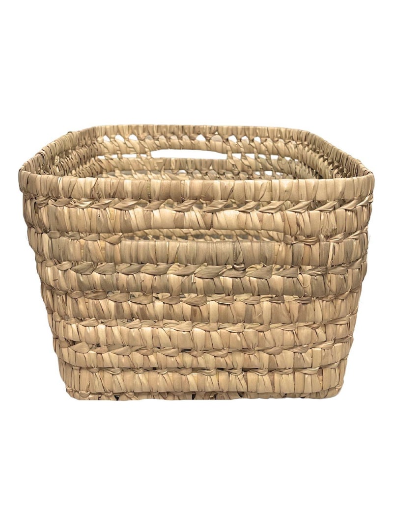 Panier de rangement rectangle Palm Beige clair - Kiabi