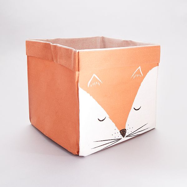 Panier De Rangement Renard Bebe Garcon Orange Kiabi 6 00