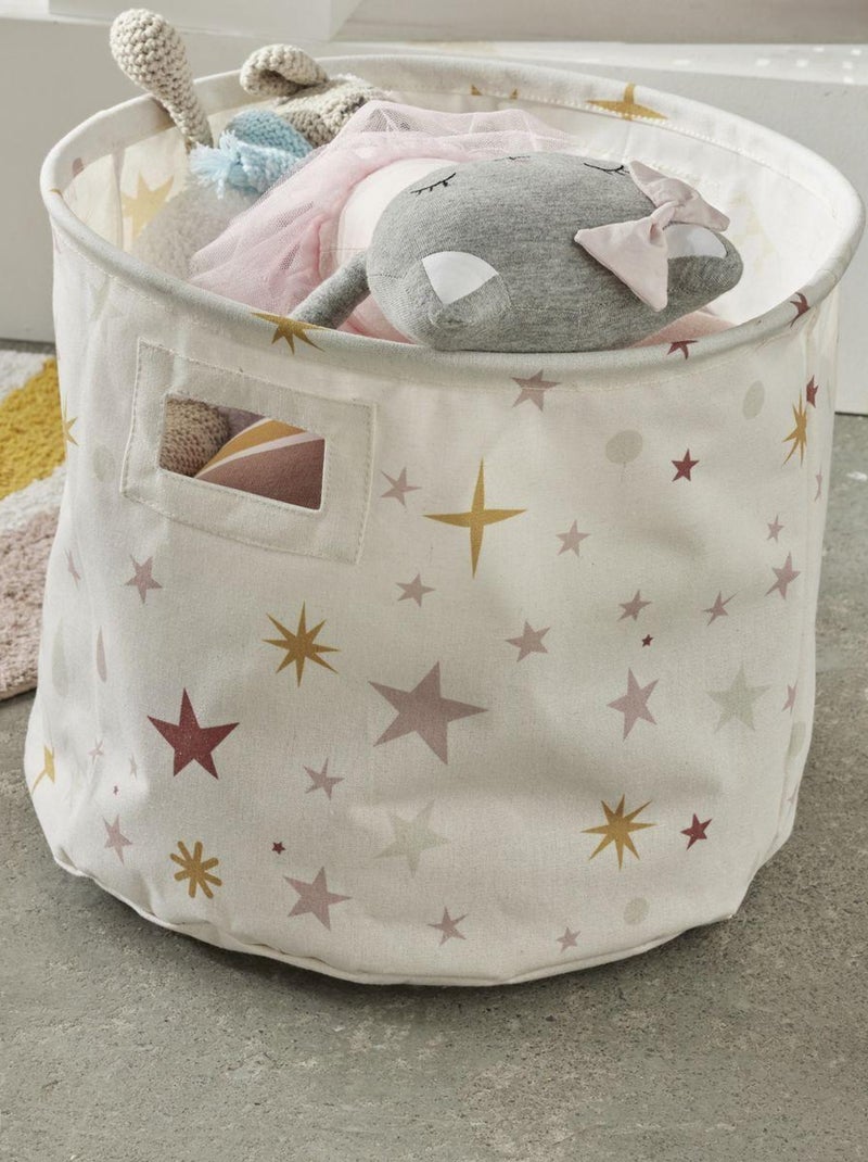 Panier de rangement rond LA TETE DANS LES NUAGES Blanc - Kiabi