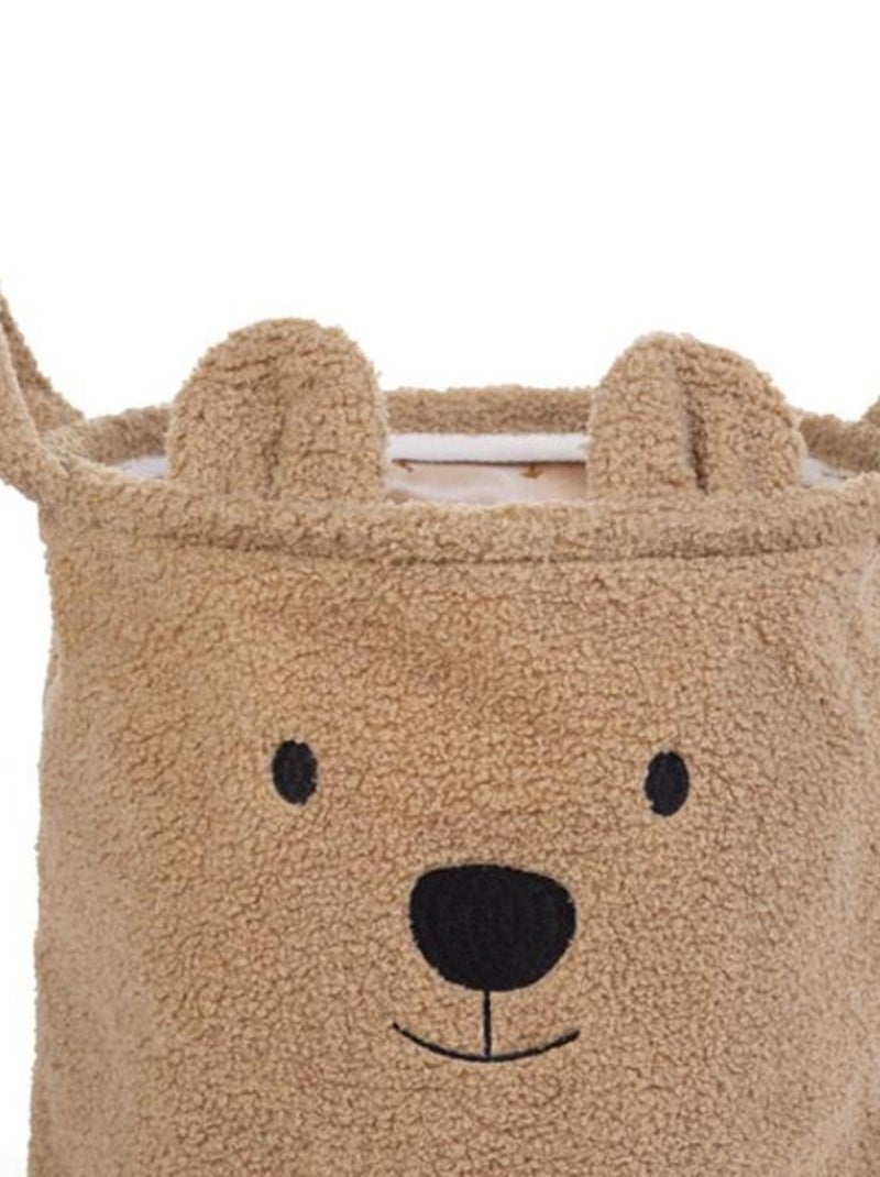 Panier de rangement Teddy beige (30 x 30 cm) Beige - Kiabi