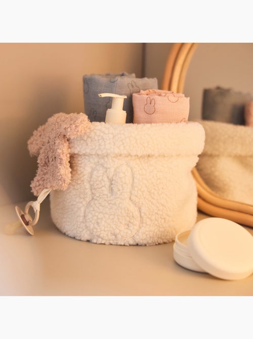 Panier de rangement Teddy Miffy en coton Jollein - Kiabi