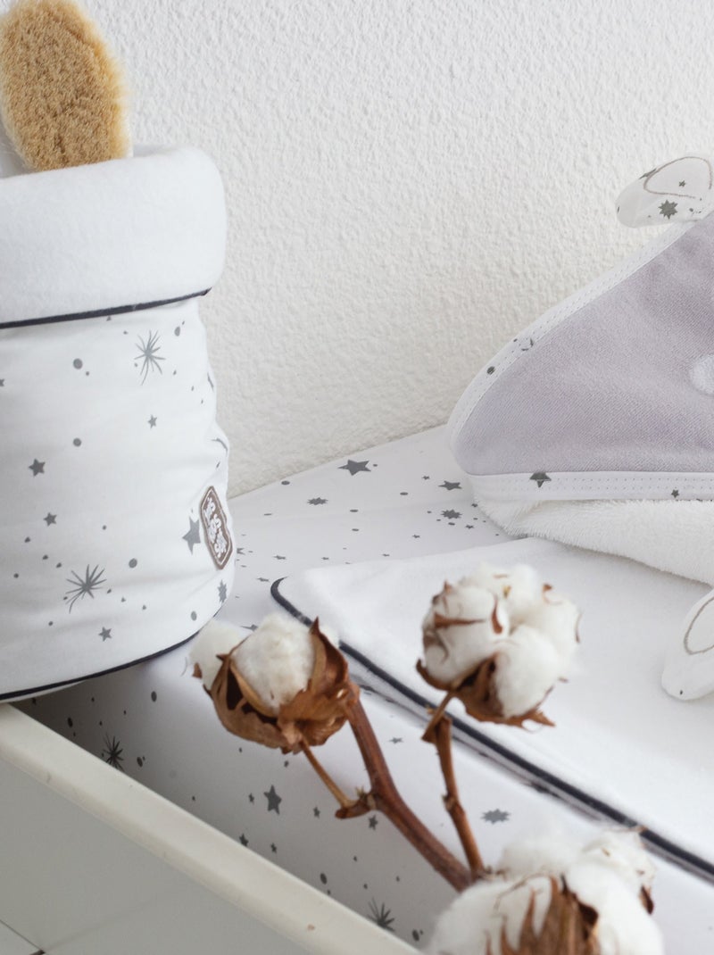 Panier De Toilette Martin Et Ses Copains (17 X 22 Cm) Blanc - Kiabi