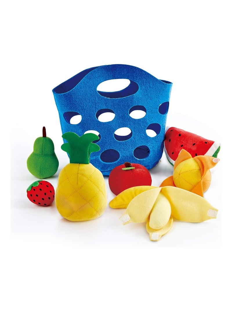 Panier de Viennoiseries en Tissu Multicolore - Kiabi