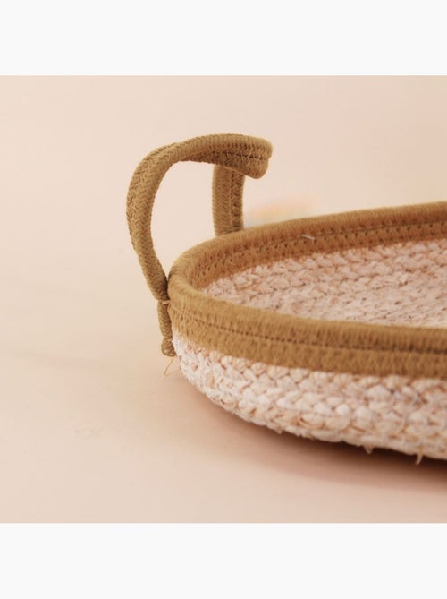 Panier en corde rond 35cm - Kiabi