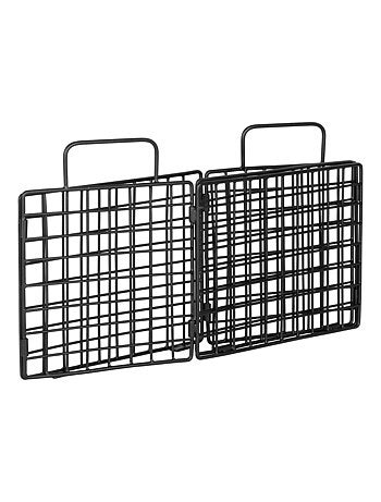 Panier en fil métallique Mora - Panier en fil métallique, noir, 25x20x25 cm