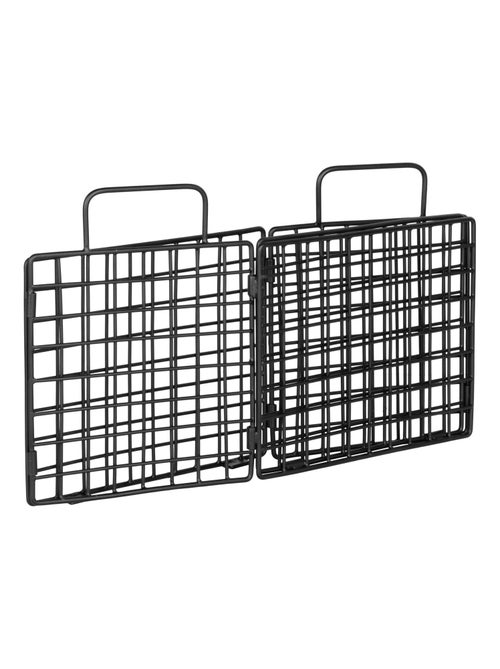 Panier en fil métallique Mora - Panier en fil métallique, noir, 25x20x25 cm - Kiabi