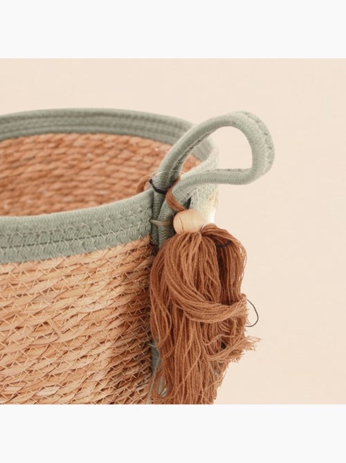 Panier en jonc de mer 37x40cm - Kiabi